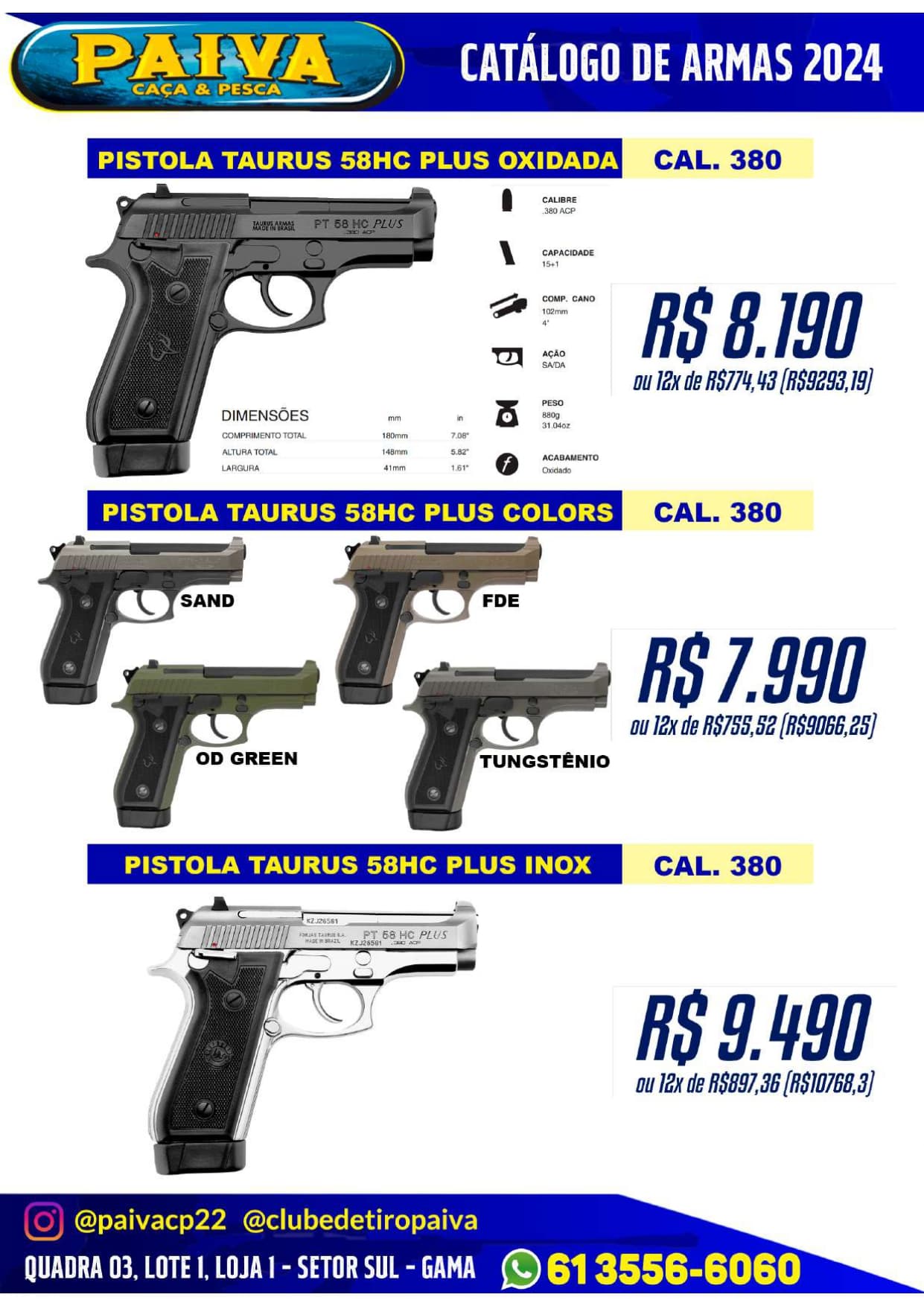Pistola Taurus G2C .380