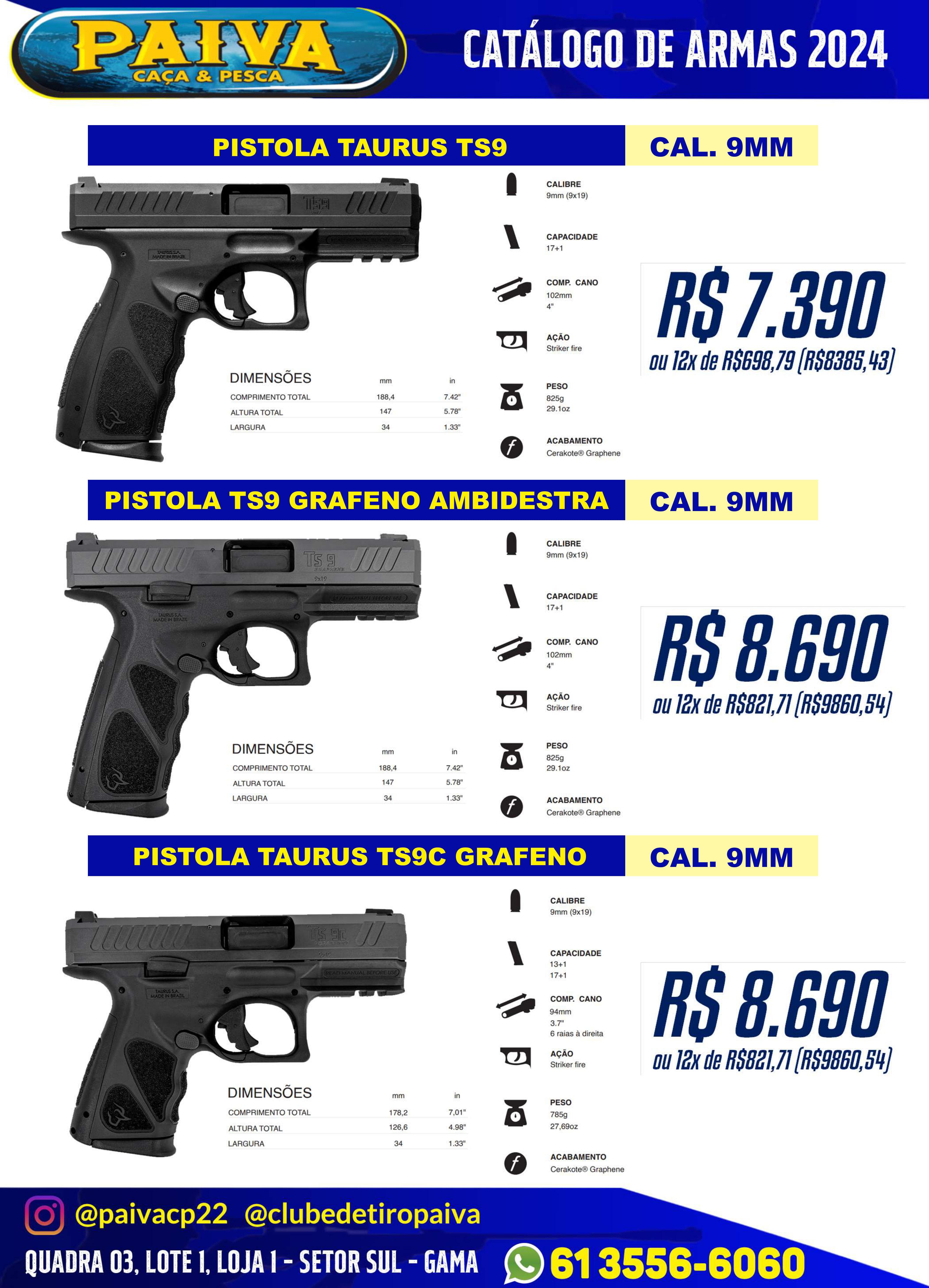 Pistola Taurus TS9